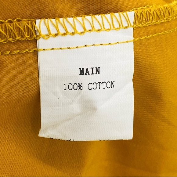 Petal & Pup NEW Dani Long Sleeve Cotton Maxi Dress in Mustard Yellow Size XS - Picture 11 of 12